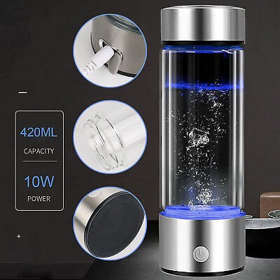 #ad Hydrogen Rich Generator Water Cup Alkaline Ionizer Maker Bottle Anti Oxidation $32.95