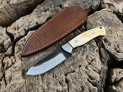 #ad Custom Fixed Blade Hunting Knife Bushcraft Camping Outdoor Survival Knife . $68.00