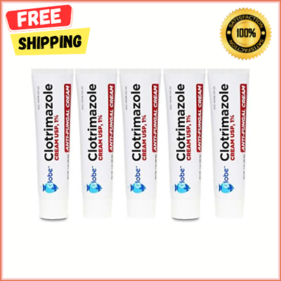 #ad 5 Pack Anti Fungal Cream Cure Athletes Foot Jock ItchCompare to Lotrimin AF 1% $9.89