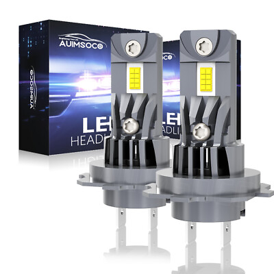 #ad H7 COB LED Headlight Kit High Low Beam Bulb Super Bright White 360000LM 6500K $54.99