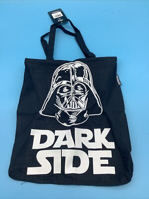 #ad Star wars DARTH VADER dark Side Canvas Tote Bag H.duty NWT Rare M3 $42.99