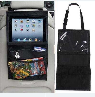 #ad Car Seat Back Organizer Storage Bag Folding Sack Tablet Holder Multi Pocket $7.51