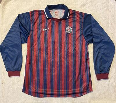 #ad Vintage Partizan Belgrade 98 00 Away Size XL Nike Long Sleeve Jersey Original $418.00
