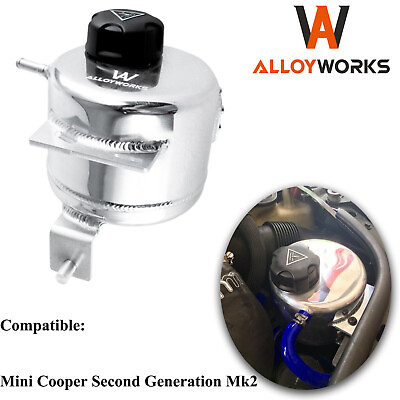 #ad Aluminum Radiator Coolant Header Overflow Tank FOR 2007 13 Mini Cooper S Mk2 R56 $80.70