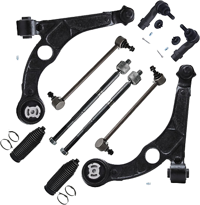 #ad Front Lower Control Arm W Ball Joints Sway Bars Tie Rods W Rack Boots for $264.99