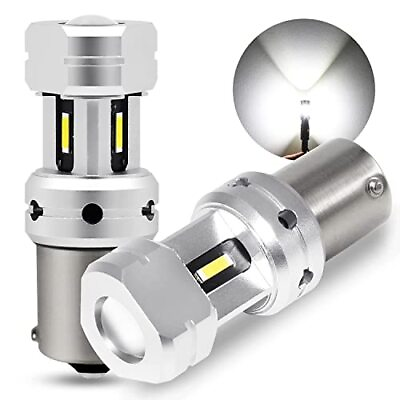 #ad 3600 Lumens 1156 LED Reverse Bulbs Super Bright P21W BA15S 3497 7506 1141 LED... $30.70