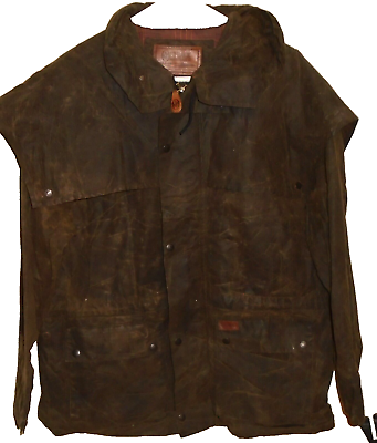 #ad Outback Trading Co Men#x27;s Oilskin Rancher Jacket Medium $45.00