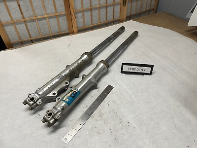 #ad 1975 76 Suzuki RE5 Rotary Wankel Front Forks Shocks Tubes SusspensionGREAT LOOK $325.00