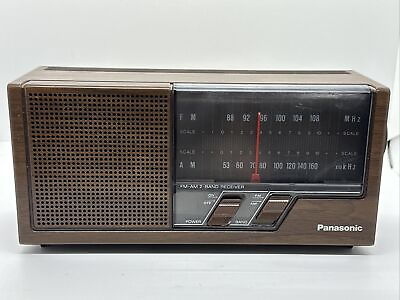 #ad Vintage Panasonic FM AM 2 Band Receiver Model RE 6266 quot;Workingquot; $29.93