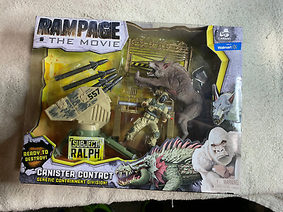 #ad New Sealed Walmart Exclusive Rampage The Movie Canister Contact Subject Ralph $55.99