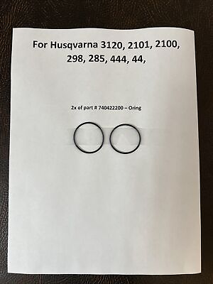 #ad Husqvarna #740422200 Oring for Chainsaw 3120 2101 2100 298 285 444 44 $6.00