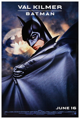 #ad Batman Forever Val Kilmer DC Universe Movie Poster Teaser $10.99