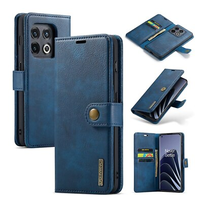 #ad DG.Ming Magnetic Leather Wallet Case For OnePlus 12 11 10Pro Removable Flip Case $17.99