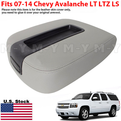 #ad Fit 2007 2008 2009 2014 Chevy Suburban Center Console Armrest Lid Cover Gray $22.99