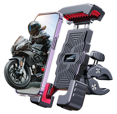 #ad #ad Motorcycle Phone Mount Auto Lock 100mph Military Anti Shake Bike Phone Holder $9.99