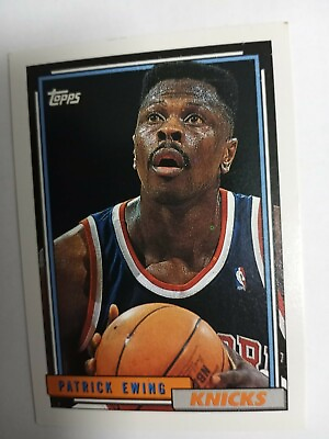 #ad Patrick Ewing New York Knicks Basketball Card Original Topps Card. Mint... $17.99
