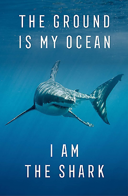 #ad Ocean Jiu Jitsu Poster Shark Brazilian Martial Arts 18 X 24 Inches $35.99
