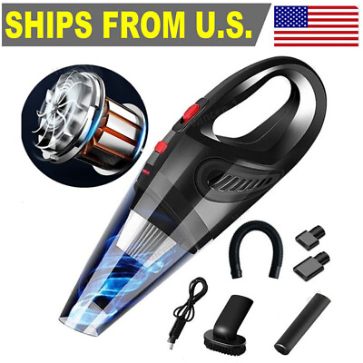 #ad 120W Car Strong Vacuum Cleaner Portable Handheld Home Cordless Wet amp; Dry Vacuum $19.99