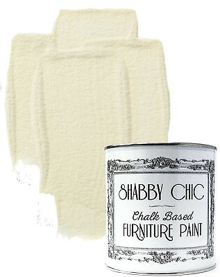 #ad Shabby Chic Chalked Furniture Paint: Matte Finish 8.5oz Antique White $24.97