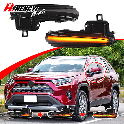 #ad For Toyota Corolla Cross 2020 2024 Sequential LED Side Mirror Turn Signal Lights $19.98