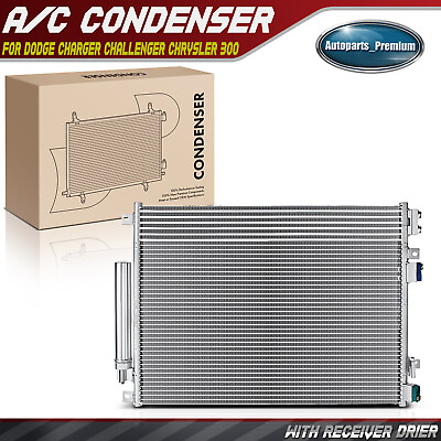 #ad A C Condenser w Receiver Drier for Dodge Charger 2006 2021 Challenger Chrysler $58.19