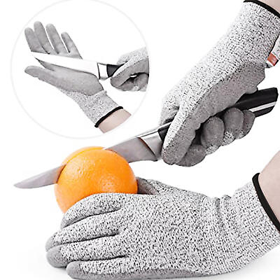 #ad 2x Butcher Gloves Cut Proof Stab Resistant Safety Kitchen Level 5 Protection $11.64