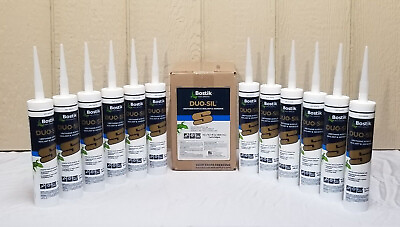 #ad Bostik Siroflex DUO SIL WHITE Urethane Acrylic Caulk 10 oz Sealant CASE of 12 $58.97