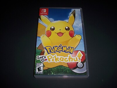 #ad Authentic Replacement Case ONLY POKEMON LET#x27;S GO PIKACHU Nintendo Switch Box $9.49
