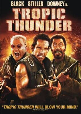 #ad Tropic Thunder DVD GOOD $3.50