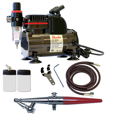 Paasche 1 5 HP Airbrush Compressor w H Single Action Airbrush $159.50