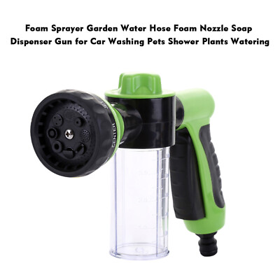 #ad Car Foam Gun Bottle Sprayer for Garden Hose Window Soap Washing Cleaning U4I5 $18.79