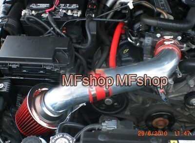 #ad Red For 2007 2011 Jeep Wrangler 3.8L V6 Air Intake System Kit Filter $58.50