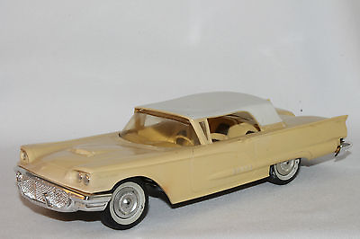 #ad 1958 Ford Thunderbird Promo Car Casino Cream with White Top Nice Original $99.95