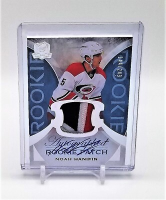 #ad NOAH HANIFIN 2015 16 UD THE CUP AUTOGRAPHED ROOKIE PATCH💥#144 OF 249💥RPA HOT $54.99