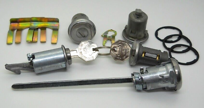 #ad fits 67 Chevy Impala Biscayne Bel Air ignition door glove trunk lock set 2 Keys $59.99