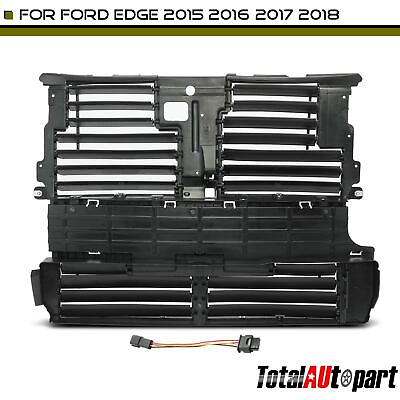 #ad Active Grille Shutter w Motor Assembly for Ford Edge 2015 2016 2017 2018 Black $214.99