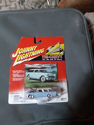 #ad 55 Chevy Nomad Johnny Lightning Tri Chevy Series 1 64 Scale DieCast New $12.49