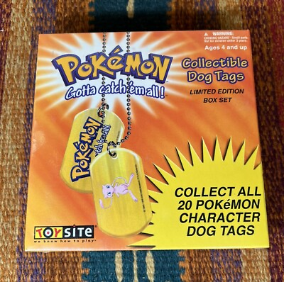 #ad #ad Pokemon Collectable Dog Tags Limited Edition Sears by Toysite 1999 $14.99