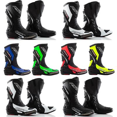#ad RST Tractech Evo III Sport Motorcycle Boots Mens Track Day Race Racing Boot GBP 149.99