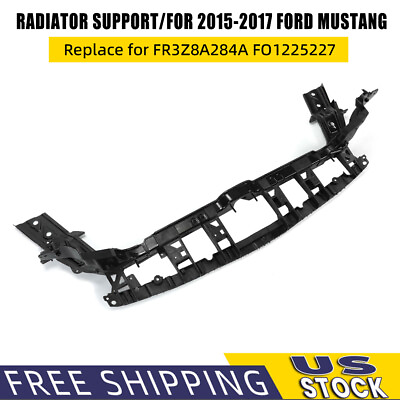 #ad New Black Upper Tie Bar Radiator Support Fit 2015 2017 Ford Mustang FR3Z8A284A $148.09