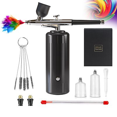 #ad #ad Airbrush Kit with Compressor kit 32PSI Cordless Airbrush Rechargeable Portabl... $43.36