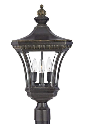#ad Devon 3 Light 23 inch Imperial Bronze Outdoor Post Lantern by Quoizel DE9256IB $329.99