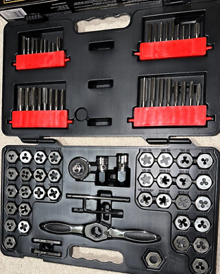 #ad GEARWRENCH 3887 SAE Metric Ratcheting Tap and Die Set 77 Piece $115.00