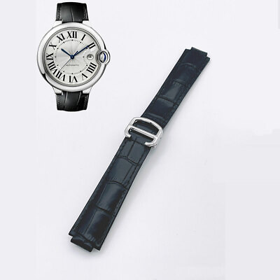 #ad Watch Strap 14 16 18 20 22mm Bracelet Band Fit For Cartier Ballon Bleu WH Buckle $23.91