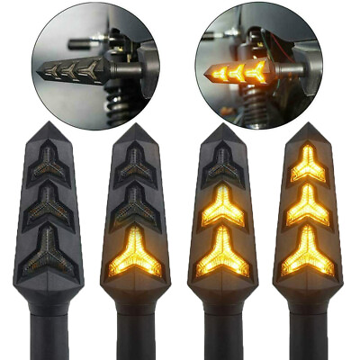 #ad 4x Motorcycle LED Bullet Brake Blinker Tail Turn Signal Light For Harley HONDA $19.95