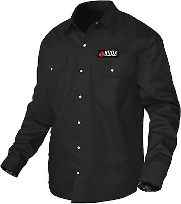#ad Knox FR Shirts for Men Welding Shirt with Pearl Snap Buttons NFPA2112 $69.99