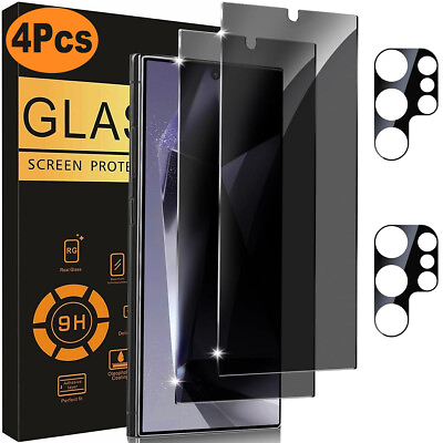 #ad For Samsung Galaxy S24 S24 Plus Ultra Privacy Anti Spy Tempered Screen Protector $7.49