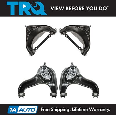 #ad TRQ Front Upper Lower Control Arm with Ball Joint Set for Dodge Ram 1500 2WD $359.95