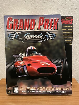 #ad NEW Grand Prix Legends PC 1998 Brand New Factory Sealed Big Box SIERRA Sports $50.00