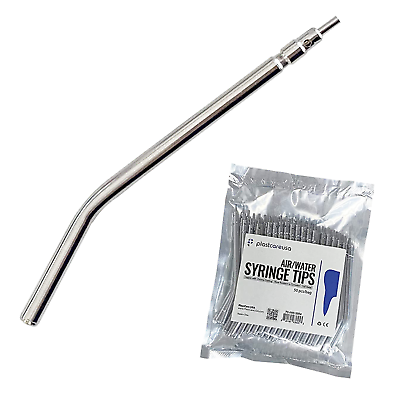 #ad Metal Dental Air Water Syringe 3 Way Autoclavable Nozzles Bag of 20 Reusable $17.99